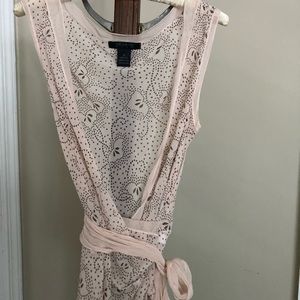 The Limited M Silk Blush Pink wrap top pretty